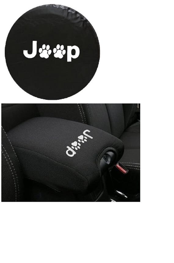 Paw Jeep spare Tire Cover 32 33 and Black Padded