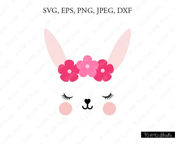 Bunny SVG Cute Bunny Face Svg Bunny Clip Art Bunny Face