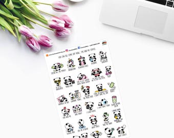 Amanda The Panda ~ MY FAVOURITES ~ Planner Stickers CAM Panda 099
