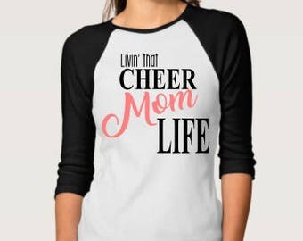 Cheer Mom Life; Cheer Mom SVG; Cricut Cut File; Silhouette Cut File; DXF; Cameo Cut File; SVG; Vector Image; Vector; Sports svg;