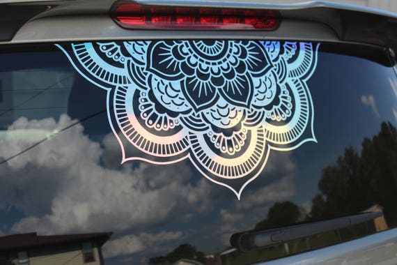 ON SALE Big Car Decal Mandala Car Decal Mandala Intricate