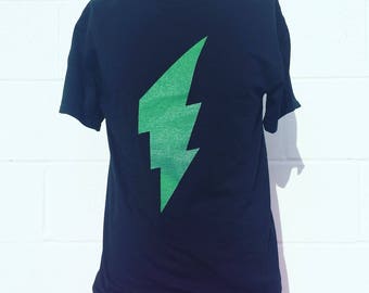 green lightning bolt shirt