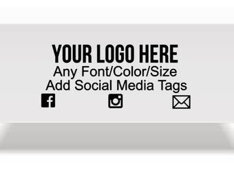 Custom Heat Tranfer Decal~ Any logo or Design~ Use on Tablecloths,Shirts,Pants or any other fabric~ You choose size and color~