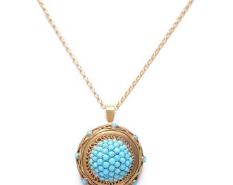 Antique Turquoise Pendant