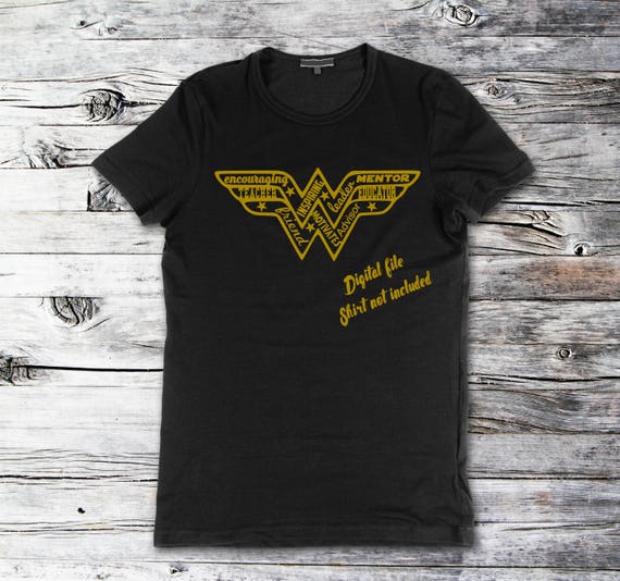 Download SVG Files Wonder Woman Teacher svg files teacher shirt svg