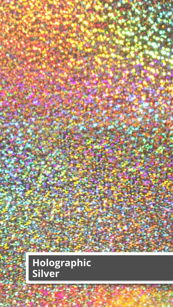 Silver Holographic HTV Silver Siser Holographic Heat Transfer