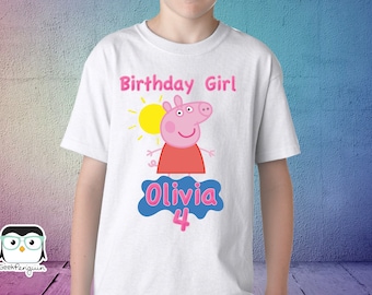 Peppa pig birthday | Etsy