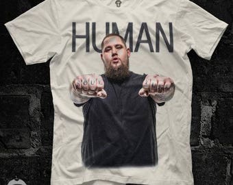 Ragn Bone Man - Human Unisex White T Shirt Graphic Tee Ragn Bone Man Men Shirt Ragn Bone Man Girl Shirt Size S M L XL 2XL
