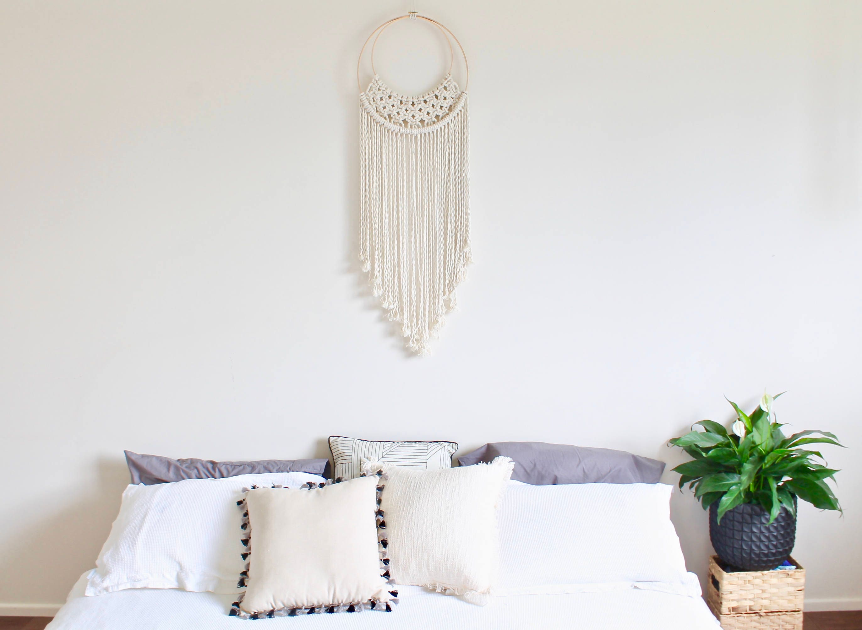 Large Hoop Macrame wall hanging