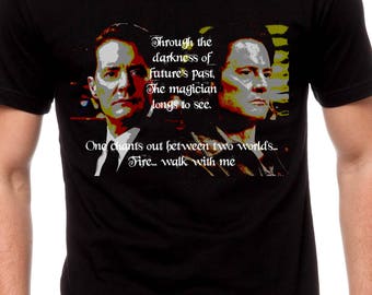 Mens & Women Through The Darkness Of Futures Past T Shirt Twin Peaks Shirt Twin Peaks The Return Dougie Jones Dale Cooper Agent Cooper TH310