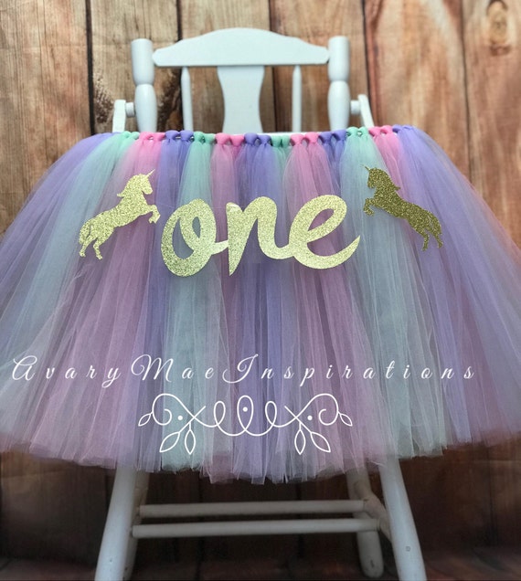 Unicorn Smash Cake High Chair Tutu Il 570xn