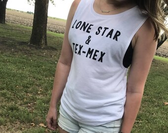 SALE - LONE STAR and Tex Mex - Ladies Tank
