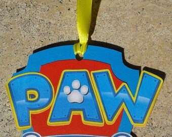 Printable and personalized Paw Patrol name tags Paw Patrol