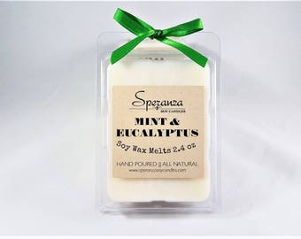 Aromatherapy Wax Melts | Soy Melts | Handpoured Wax Melt | Relaxing Wax Melt | Soy Eucalyptus Tarts | Mint Wax Melts | Eucalyptus Wax Melts