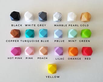 Lilly Custom Teething Necklace, Silicone Beads, BPA Free, Personalise, Baby Teething, Nursing