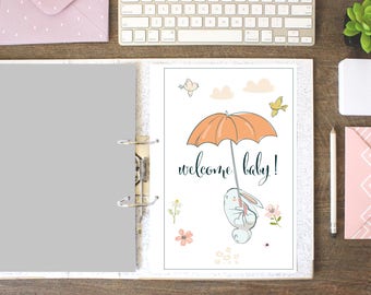 Welcome Baby, Baby Memory Book, Animal, Baby Books, Printable Baby Memory Book