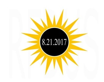 Total Eclipse 2017 SVG, solar eclipes 2017 svg, easy cricut cutting file, Eclipse 2017 svg, vector svg, moon svg, sun svg, I blacked out svg