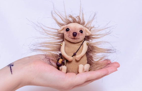 hedgehog peg doll