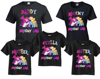 my little pony birthday shirts