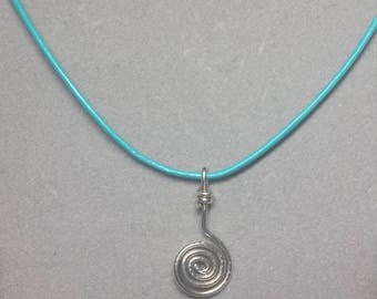 Sterling Silver Spiral Choker