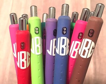 Monogram Decals for pens