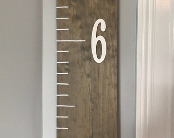 Hand Made Custom Height Ruler