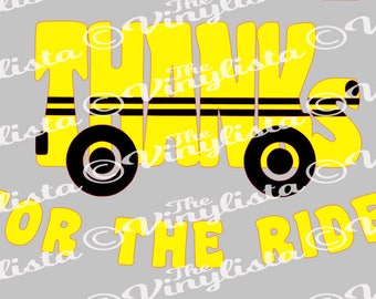 Thanks for the Ride school bus svg file, cut files, bus driver, gift, thank you
