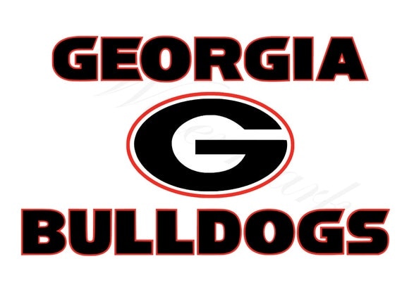 Download Georgia Bulldogs SVG and Studio 3 Cut File Stencil and Decal