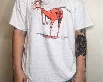 bill the cat tshirt