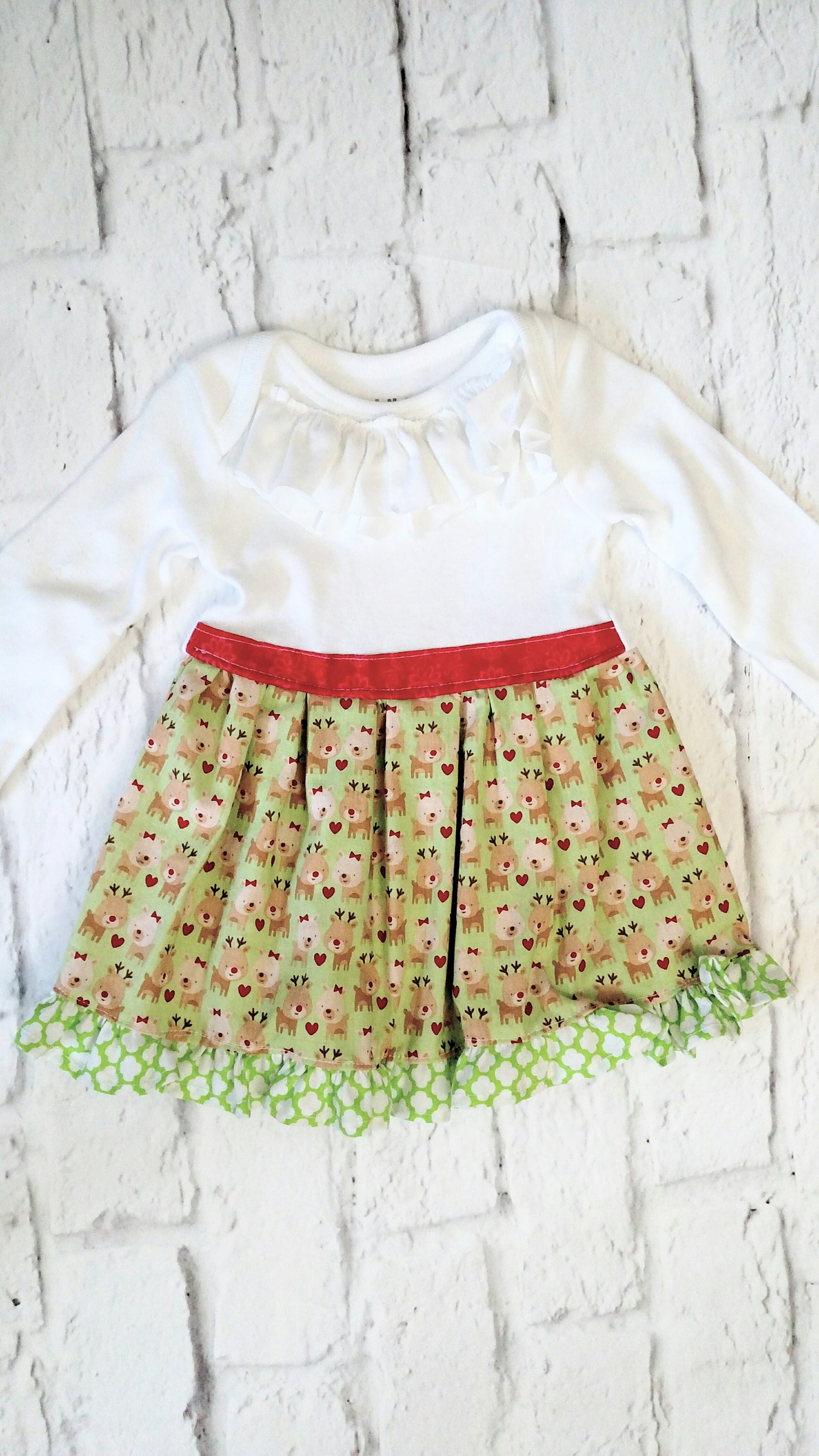 Baby Girls Christmas Dress Handmade Dresses Baby Dress Christmas