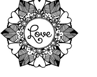 Free Free Love Mandala Svg Free 194 SVG PNG EPS DXF File