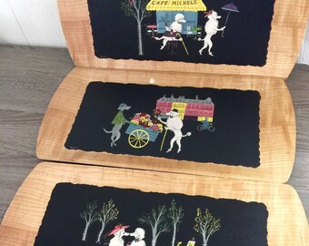 Amazing Trays by Kentley Corp. with Poodle design