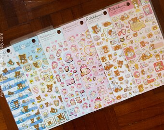 Rilakkuma sticker, Sanrio sticker, Bear sticker, San-X Japan stickers, Rilakkuma stickers, Sanrio Japan, Bear stickers, Teddy Bear