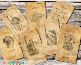 Gothic Tarot Deck - 78 Cards - Professionally Printed - Designed by Me.