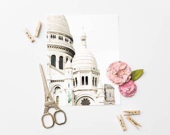 Paris Photography Print - Sacré-Coeur - Paris Wall Art - Minimalist Photography Print