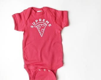 matching pizza shirt and onesie