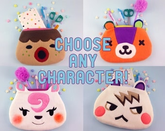 Custom Animal Crossing Villager Pouch | Custom Animal Crossing Pencil Case | Choose Any Villager!