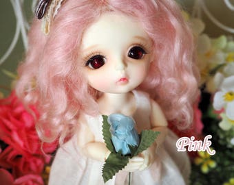 bjd doll girl wig L-M3 (4 colors) for lati yellow fl pukifee