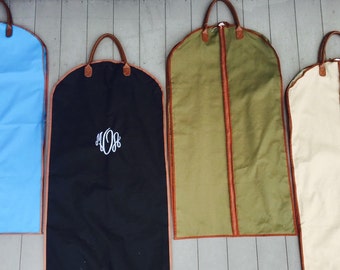 Monogrammed Garment Bag