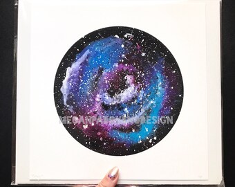 Galaxy painting | Etsy