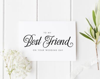 Best friend wedding | Etsy