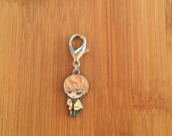 Death Note zipper charm, Death Note zipper pull, Death Note keychain