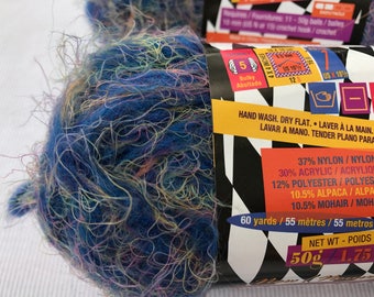 Furry Variegated Yarn by Bernat Frenzy
