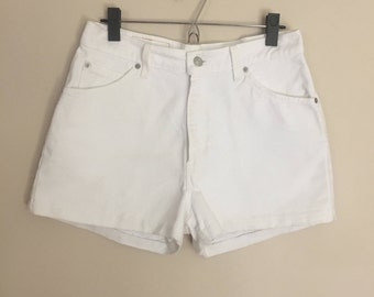 Vintage White Levis 950 Jean Shorts
