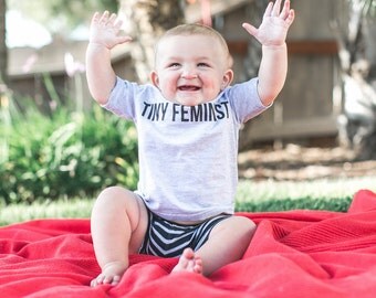 TINY FEMINIST Baby Shirt - Baby Clothes - Feminist Shirt - Feminist Baby - Baby Gift