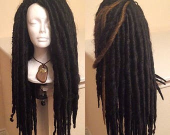 Realistic Dreadlock Wig - 24" Locs - Beautiful Bohemian Faux Locs