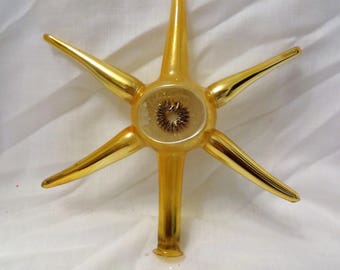 Christmas Ornament Vintage Glass Tree Topper from Germany