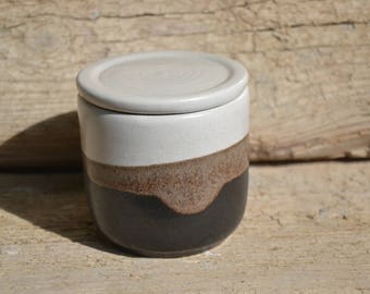 Ceramic Butter Dish 6 white - french Butter Keeper - french Butter Dish - Ceramic Butter Keeper - butter dish with water - Water botervlootje