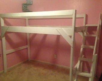 Twin Loft bed with steps