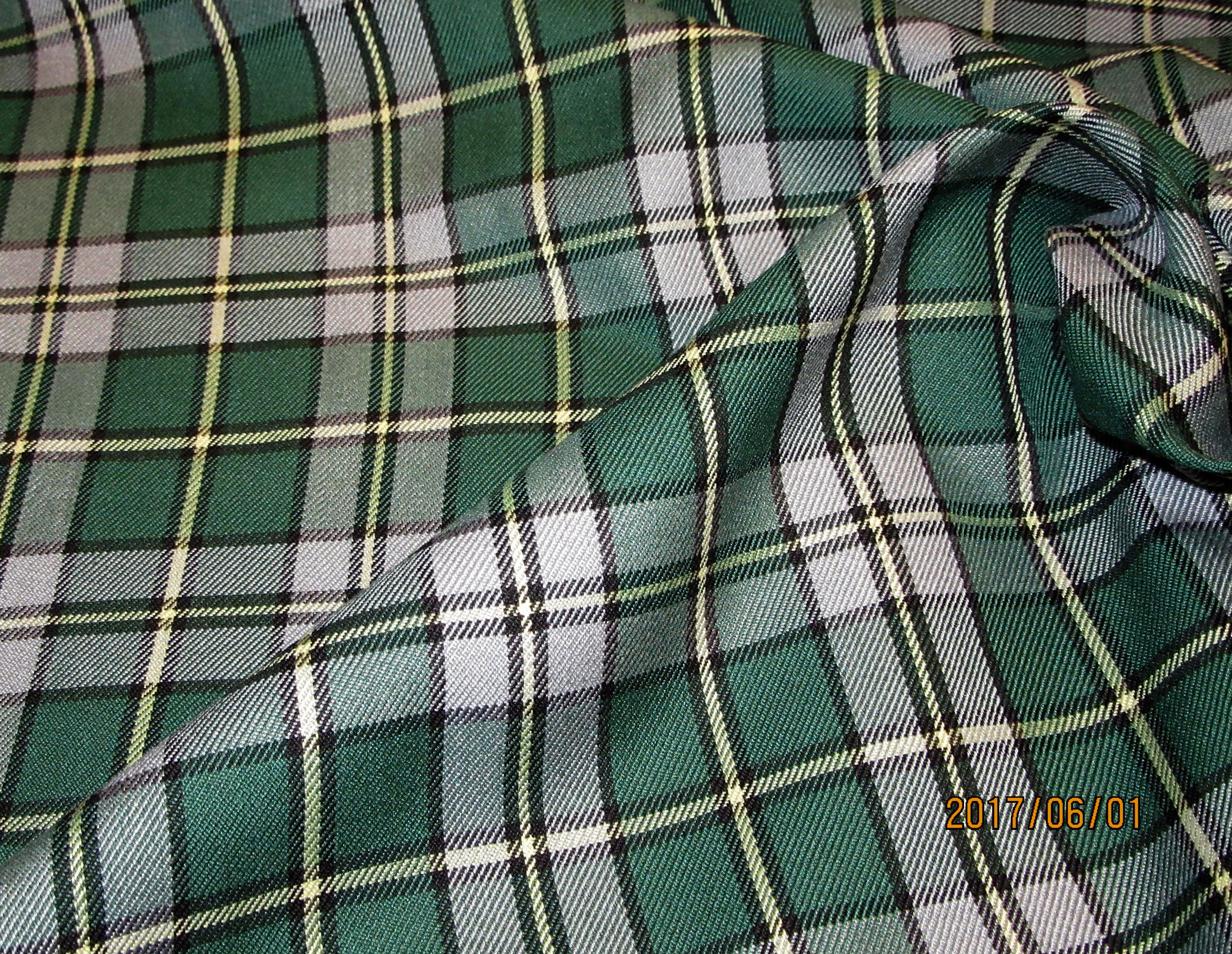 Cape Breton Tartan Plaid FabricBy Yard Plaid Fabric Green